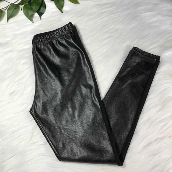 Pants - Faux Leather Leggings Sz M